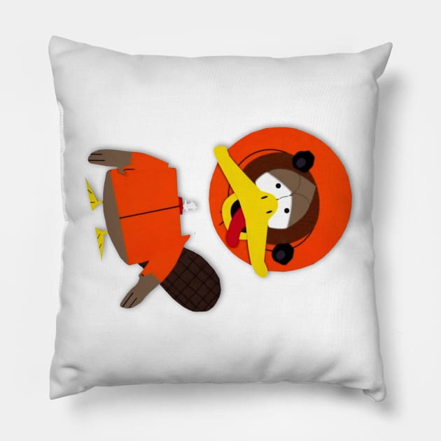 South Park - Kenny McCormick the Platypus Pillow by Xanderlee7