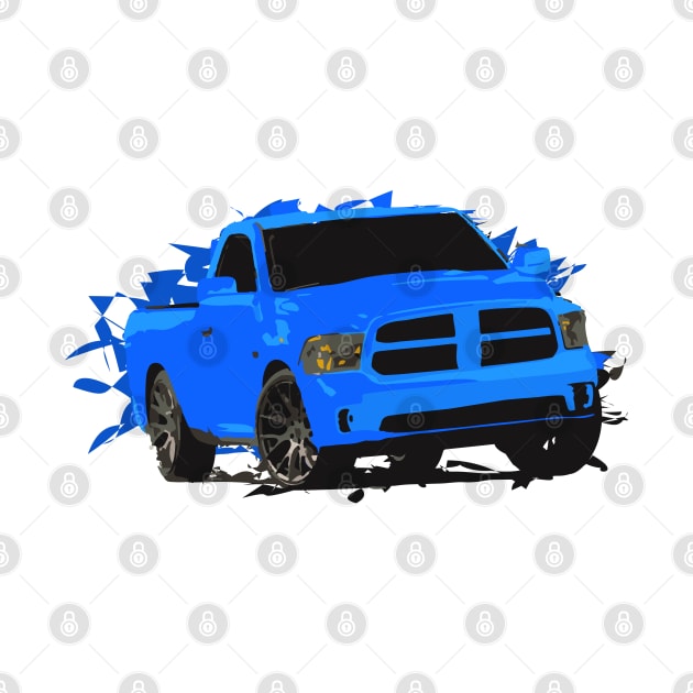 Dodge Ram blue by mfz