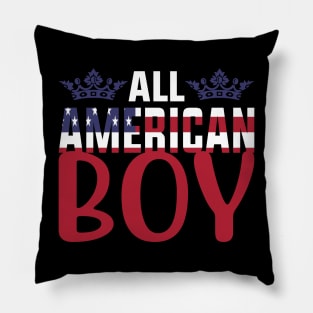 All American Boy Pillow