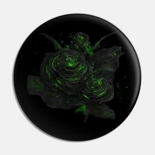 Sparkling roses - green option Pin