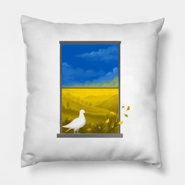 Ukraine hope Pillow by Whoana Keli