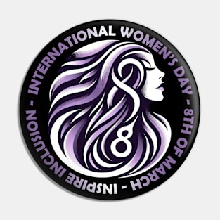 Inspire Inclusion International Women's Day 2024 18 March Feminist Gift Pin