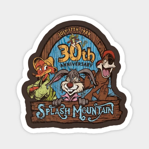 The Splash Mountain - Anniv 30th Magnet by Comicollogy