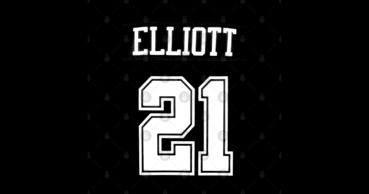 Ezekiel Elliott - Ezekiel Elliott - Sticker | TeePublic