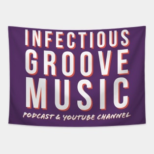 Infectious Groove Podcast New Logo Transparent 2 Tapestry