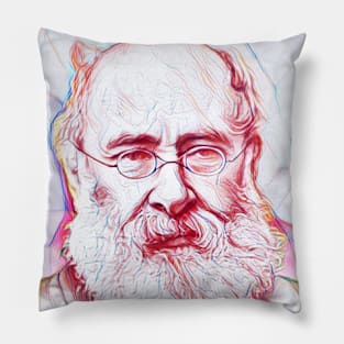 Anthony Trollope Portrait | Anthony Trollope Artwork Line Art Pillow