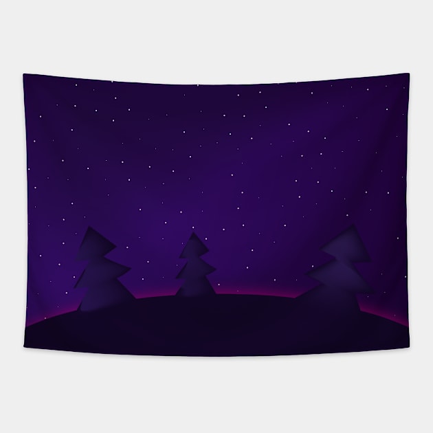 Night Sky ✨ Tapestry by parazitgoodz