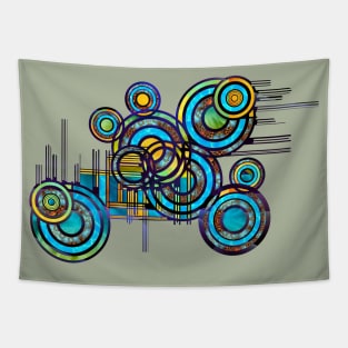 Simple Elegant Mechanical Industrial Engineer Tapestry