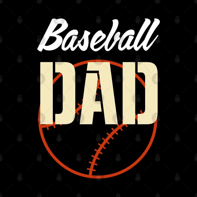 Baseball Dad for Men Boys Kid Happy Fathers Day by jjmpubli