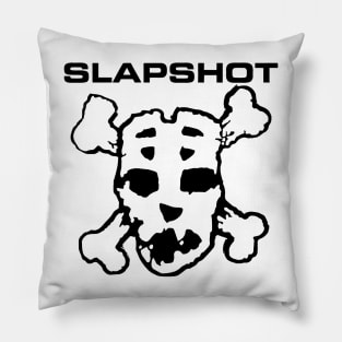 Slapshot Black Logo Pillow