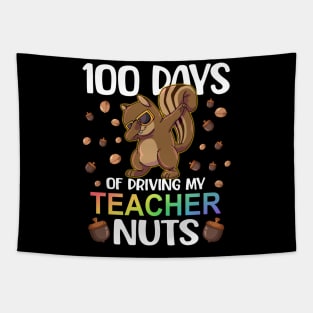 dabbing Squirrel 100th day of school Tapestry