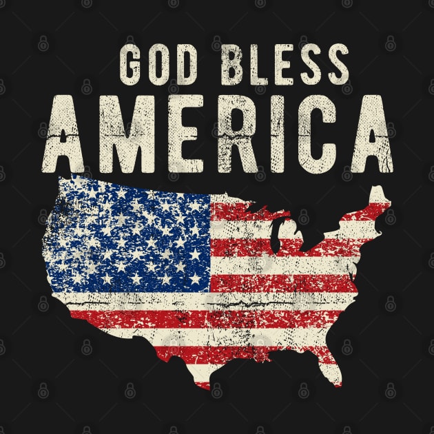 Independence Day -God Bless America 4th of July Gift by DnB