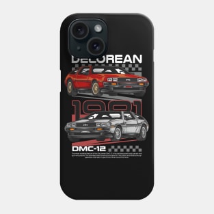 Futuristic Delorean Car Phone Case