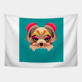 Drag queen dog Tapestry