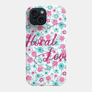 Floral love Phone Case