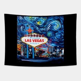 van Gogh Never Saw Vegas Tapestry