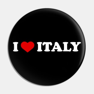 I Heart Italy Pin