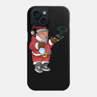 santa smoking weed Phone Case