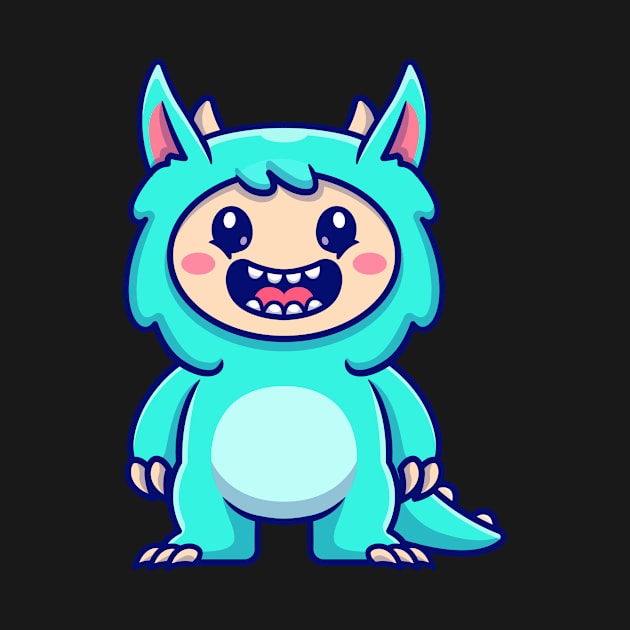 Cute Monster Kid Cartoon by Catalyst Labs