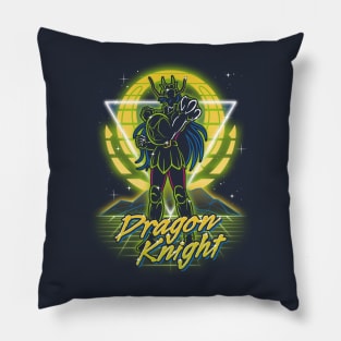 Retro Dragon Knight Pillow
