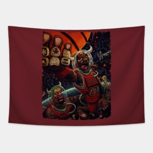 BASKETBALLART - CHAMPION BULLS Tapestry