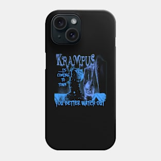 Krampus Is Coming To Town Phone Case