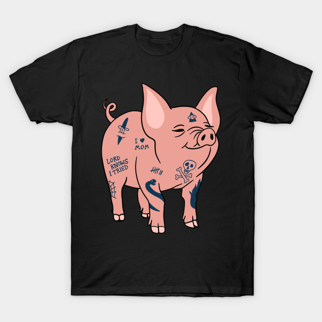 Tattooed Pig - Tattoo - T-Shirt