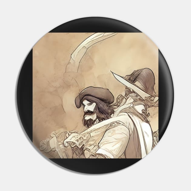 Swashbuckler | Comics Style Pin by ComicsFactory