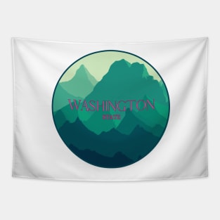 Washington State Mountains Tapestry