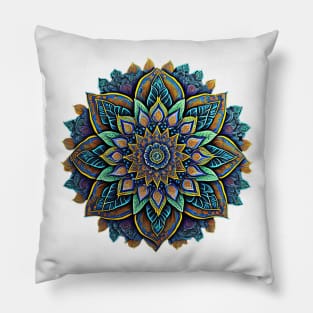 Colourful Mandala Art Pillow