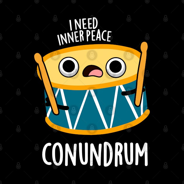 Conumdrum Cute Duummer Drum Pun by punnybone