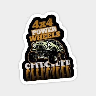 4x4 Power Wheels Offroader Magnet