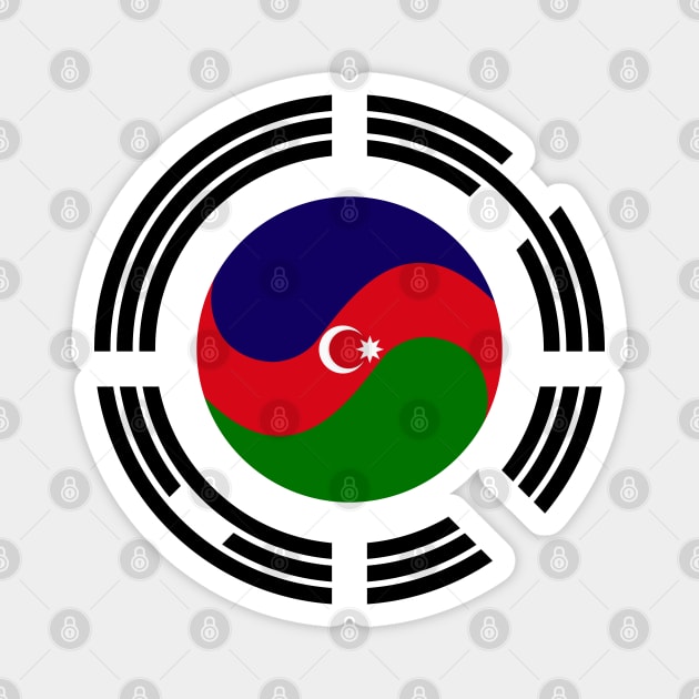 Korean Azerbaijani Multinational Patriot Flag Series Magnet by Village Values