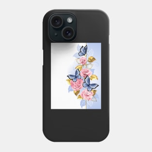 Design with Pink Roses Phone Case