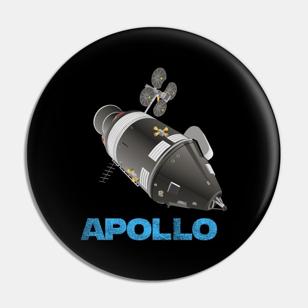 Apollo Spacecraft Pin by NorseTech