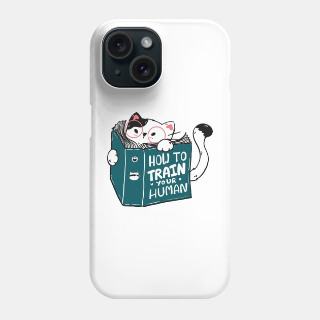 Reading cat - Cute Phone Case by Ravensdesign