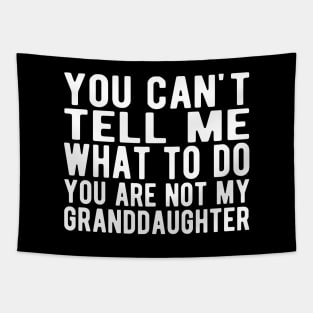 You can't tell me what to do you are not my granddaughter w Tapestry