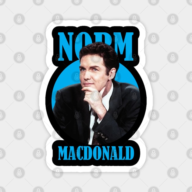 Norm Macdonald Magnet by bmbg trian