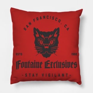 Fontaine Exclusive San Fran Cat Logo #17 Pillow