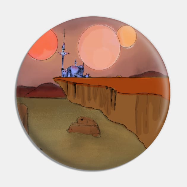 The Outpost Pin by audistry