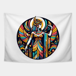 Abstract Goddess Isis Tapestry