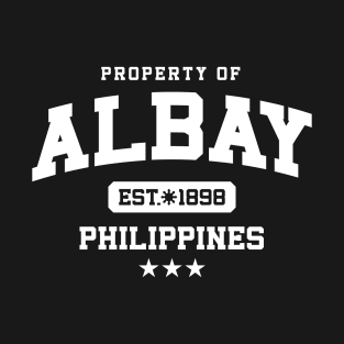 Albay - Property of the Philippines Shirt (White) T-Shirt