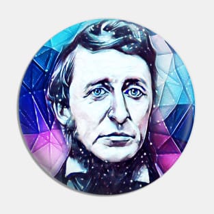 Henry David Thoreau Snowy Portrait | Henry David Thoreau Artwork 5 Pin