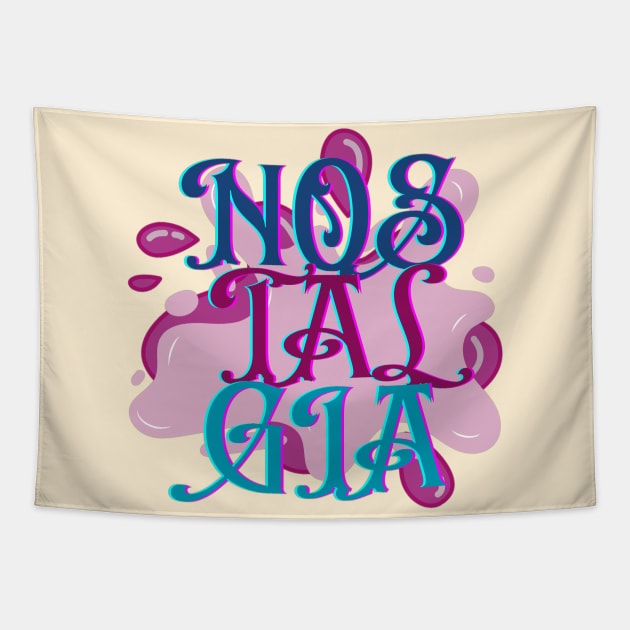 PINK SHADES NOSTALGIA Tapestry by Sharing Love