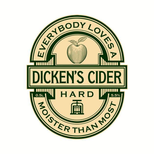 Dicken's Cider Label by Vault Emporium