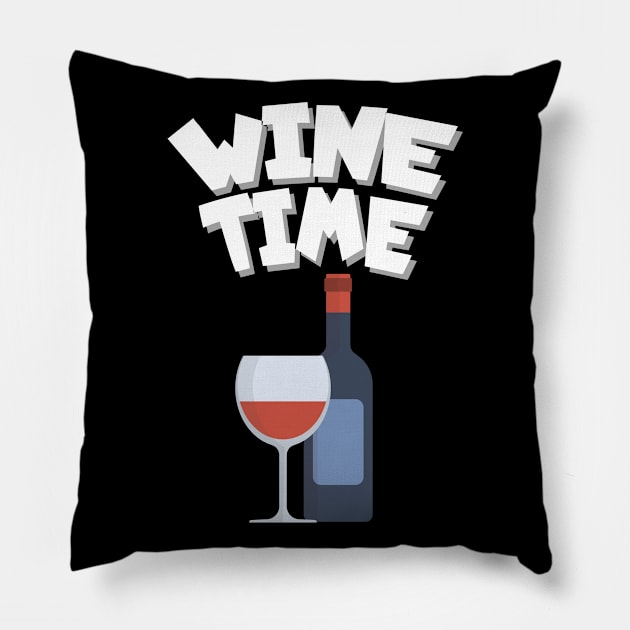 Winetime Pillow by maxcode