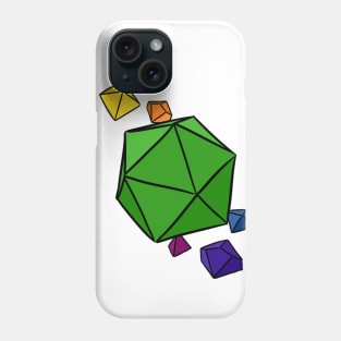 Gay Pride Colors Dice Phone Case