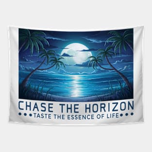 Chase The Horizon Saying Quote Statement Tapestry