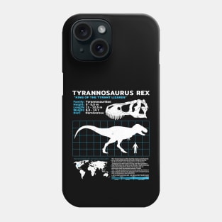 Tyrannosaurus Rex Fact Sheet Phone Case