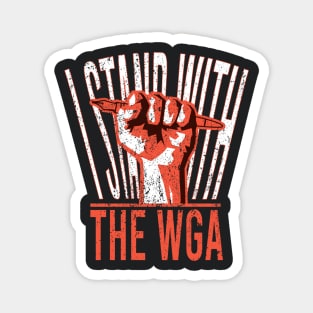 I Stand With The WGA Magnet